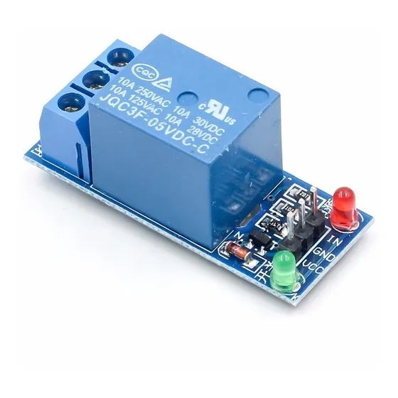 Relé 5v De 1 Canal Módulo Optoacoplador Arduino