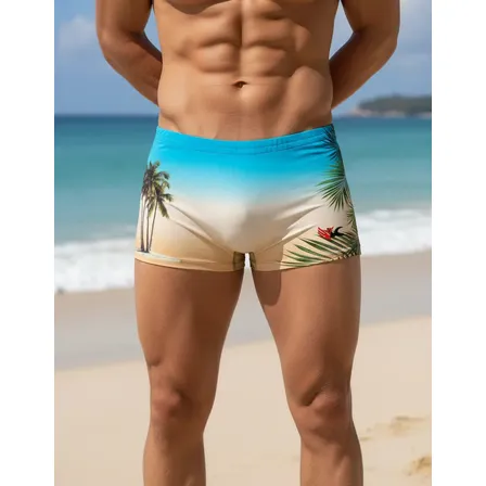 Sunga Boxer Masculina Box Uv50+ Praia Verão Premium