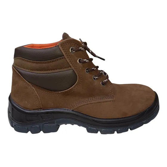 Botina Coturno Epi Nobuck Marrom Nº 37 Ao 43 - Toscafer
