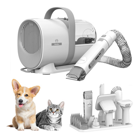 Kit De Aseo 7 En 1 Maquina Cortapelo Aspiradora Perros Gatos Kit De Aseo 7 En 1 Maquina Cortapelo Aspiradora Perros Gatos