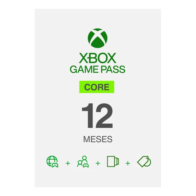 Xbox Game Pass Core 12 Meses Digital