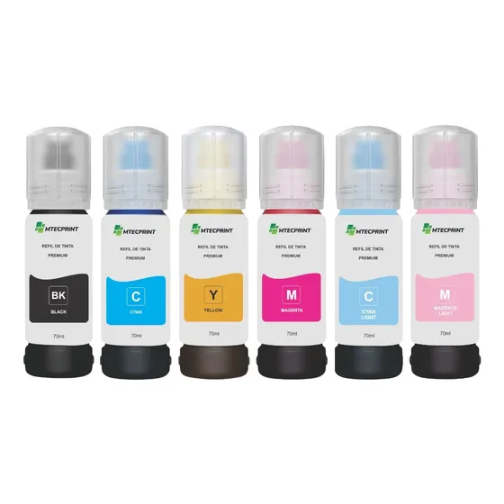 6x Tinta Compatível Epson 574 T574 L8050 L18050