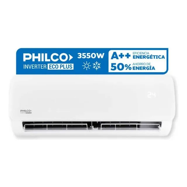 Aire Acondicionado Split Inverter Frio/Calor Philco PHIN35HA3BN 3053FG/3550W EcoPlus