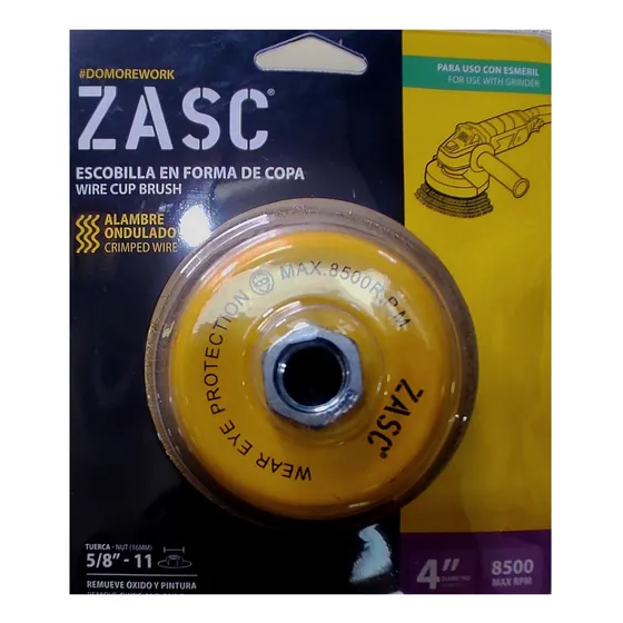 Escobilla En Forma De Copa 4  Zasc