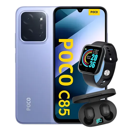 Celular Xiaomi Poco C85 Dualsim 256gb 8gb Ram + Brindes