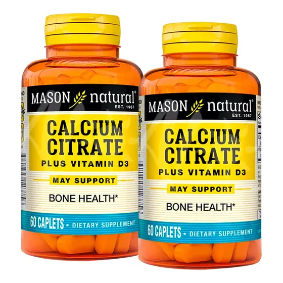 Vitamina Calcium Citrate With Vitamin D3 (60 Tab) Pack X2