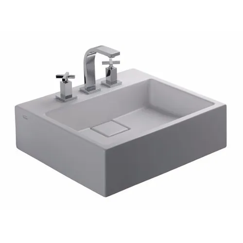 Bacha de baño apo Ferrum Qubiq LWR1F blanco 51.1cm x 15cm x 46.1cm 15cm de alto