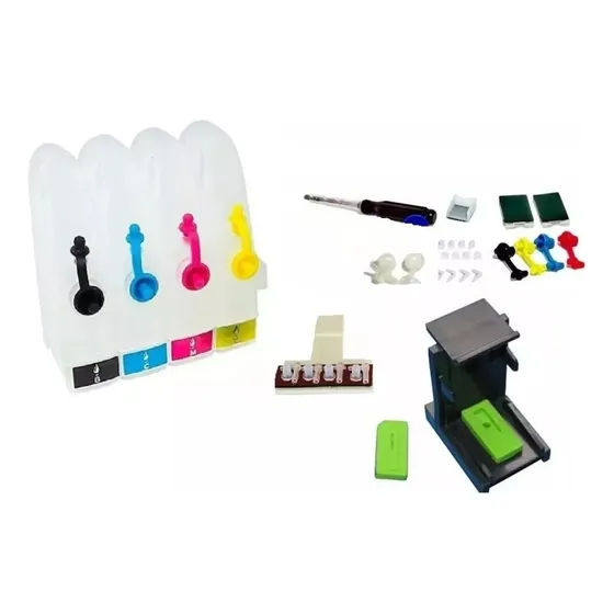 Kit Bulk Ink Impressora Cartucho 662 664 60 122 667 Completo