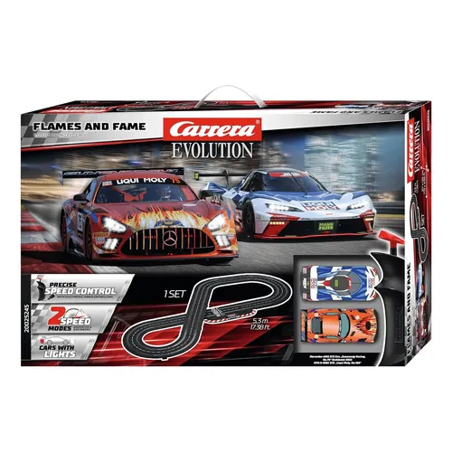 Pista Autorama Carrera Evolution 1:32 5.3mts Flames And Fame