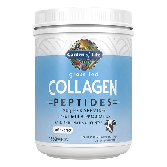 Péptidos De Colágeno En Polvo Garden Of Life, 20 G, 28 Porci