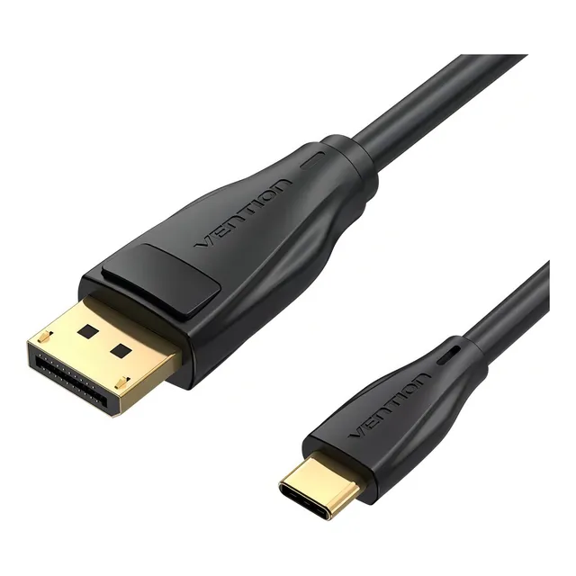 Cable Tipo C A Dp Displayport Vention Adaptador 8k 4k Fhd 2m