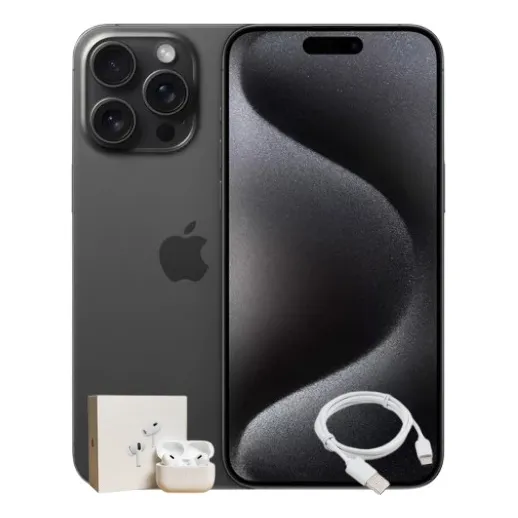 Apple iPhone 15 Pro Max 256 Gb Esim - Negro Titanio - Excelente + Regalo