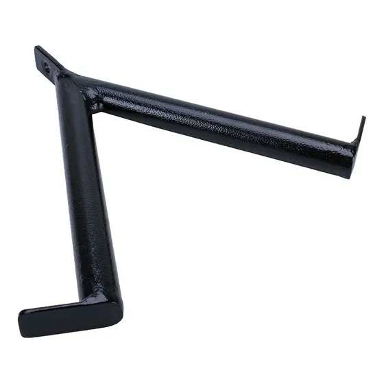 Puxador V Barra Pulley Tríceps Academia Profissional Barras Cor Preto