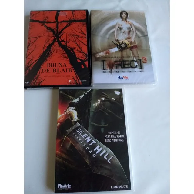 Dvd A Bruxa De Blair + Rec 3 Gênesis + Silent Hill Revelação