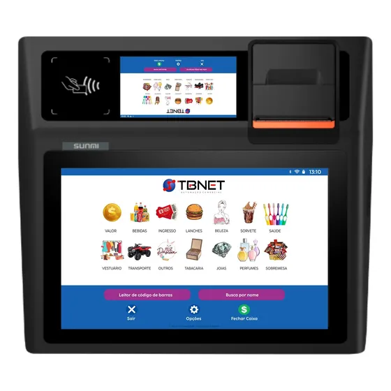 Mini Pdv Vendas D2 Tectoy Sunmi Touch Android C/ Impressora 