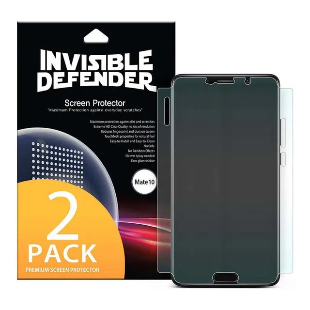 Mica De Goma Invisible Defender Para Huawei Mate 10 (2 Und)