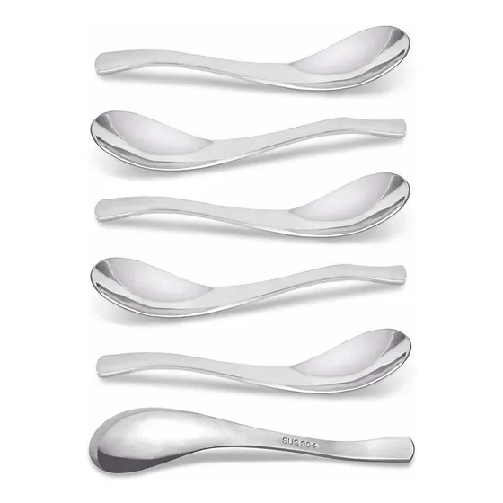 Cuchara Acero Inoxidable 18 10 Curry 6.3 Pesada Moderna