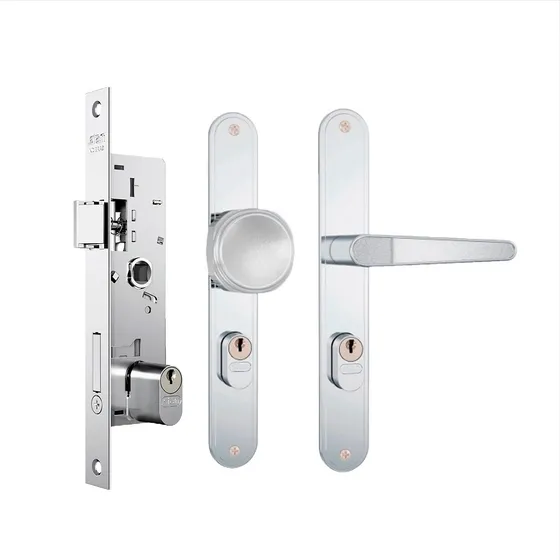 Fechadura Externa 501-502/33 Estreita 27mm Inox Stam