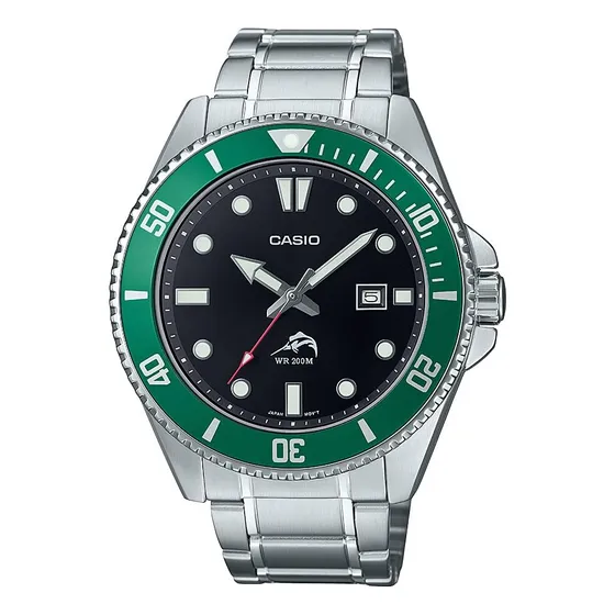 Reloj Casio Classic Diver De Acero Inoxidable Mdv-106dd-1a3v