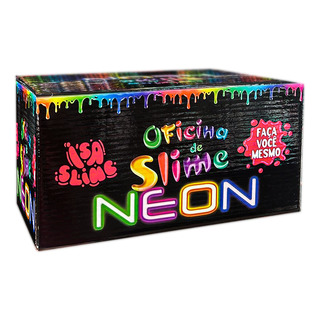 Kit Slime Glue Neon Lançamento Isa Slime Kit Slime Glue Neon Lançamento Isa Slime