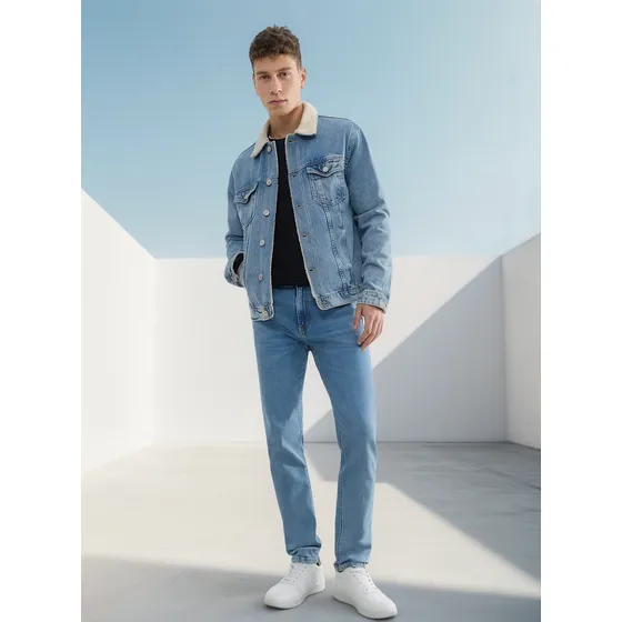 Jean Para Hombre Slim Marca Seven En Color Azul #45160547