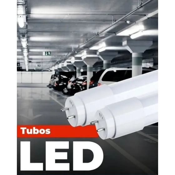 Tubo Led Fluorescente 18w T8 120cms Luz Blanca Multivoltaje