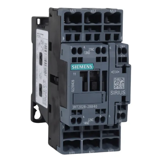 Siemens 3rt2028-2bb40 Contactor De Potencia 38a 400v 3p 