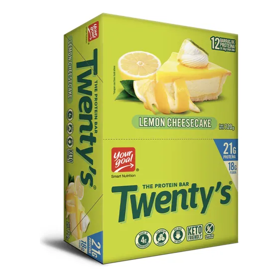 Twentys Barras De Proteína 12u Lemon Cheesecake Yourgoal