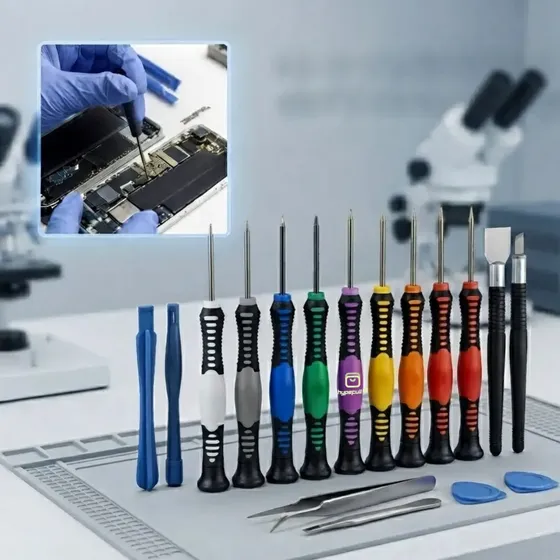 Kit Chaves de Precisão 16 Peças para Manutenção de Celular, Smartphone e Eletrônicos Hypefull