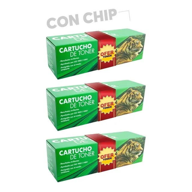 3 Pza W2112a Toner Tigre Am Compatible Con M283fdw