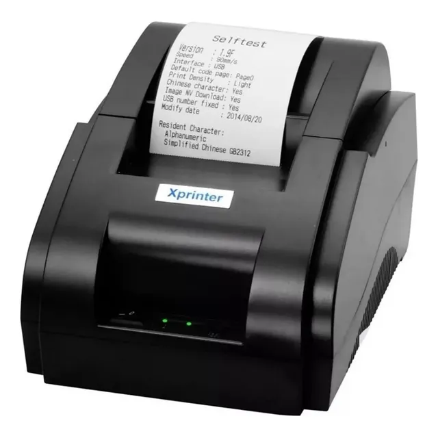 Impresora Térmica Usb Rollo 58mm Rj11 +2 Rollos Papel