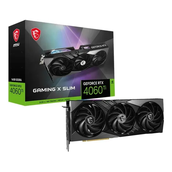 Tarjeta De Video Msi  Geforce Rtx 4060 Ti Gaming X Slim Bla
