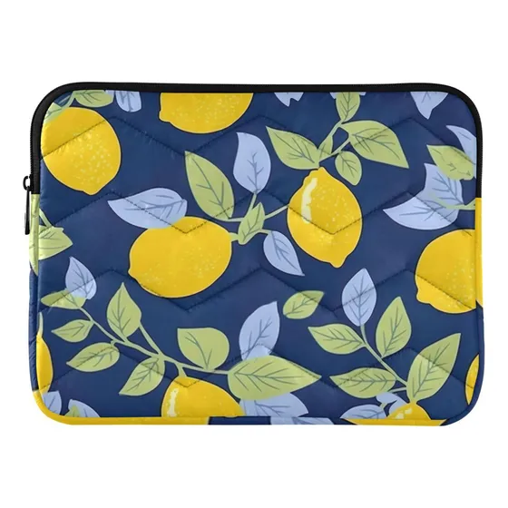 Hoja Limon Azul Funda Para Portatil Bolsa 13 14  Mujer Hombr