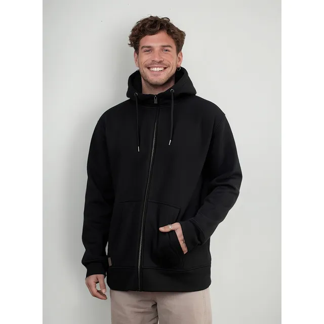 Polerón Con Capucha Y Cierre Ykk® Interior Polar Sherpa  Algodón Orgánico  Puelo De Lenga®