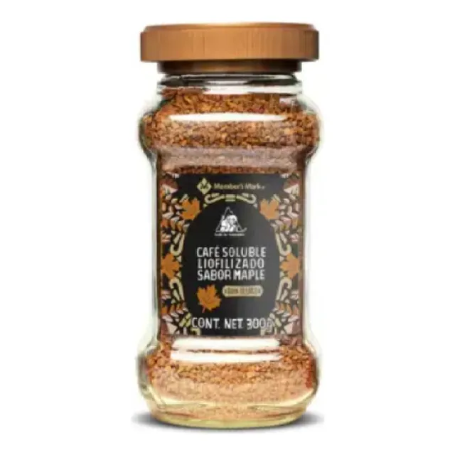 Cafe Soluble Liofilizado Member's Mark Sabor Maple 300gr