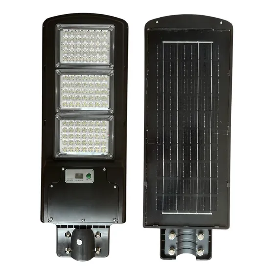 Lampara Led Solar 90w Luminaria Luz Blanca Control Y Sensor