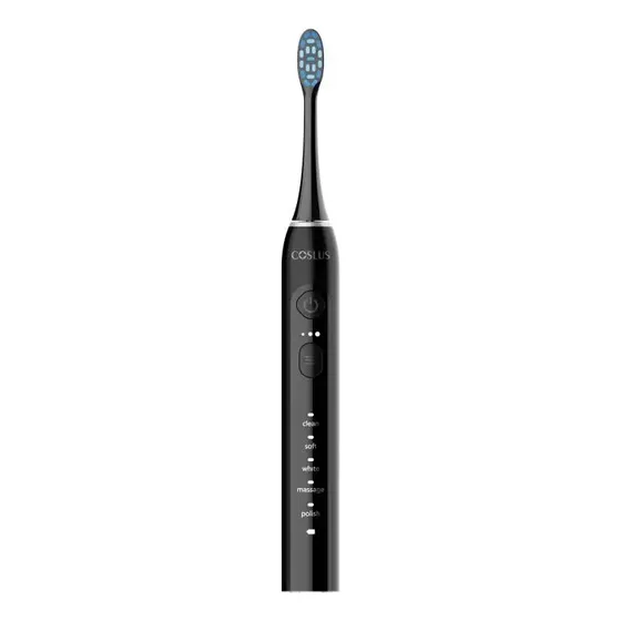 Coslus CX30 Cepillo Eléctrico Dental - Cepillo Dientes Eléctrico, 5 Modos, Cepillo Oral Eléctrico Portátil Recargable con 4 Cabezales (Cepillos Dientes Eléctricos), IPX7 Resistente Al Agua | Cuotas sin interés