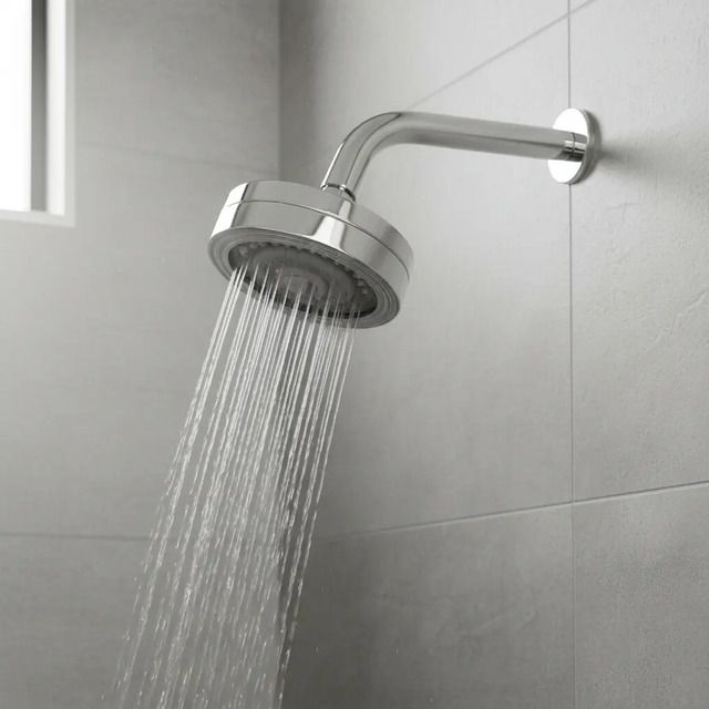 Chuveiro Ducha Gás E Solar Auto Limpante Articulável Cromado Cromado