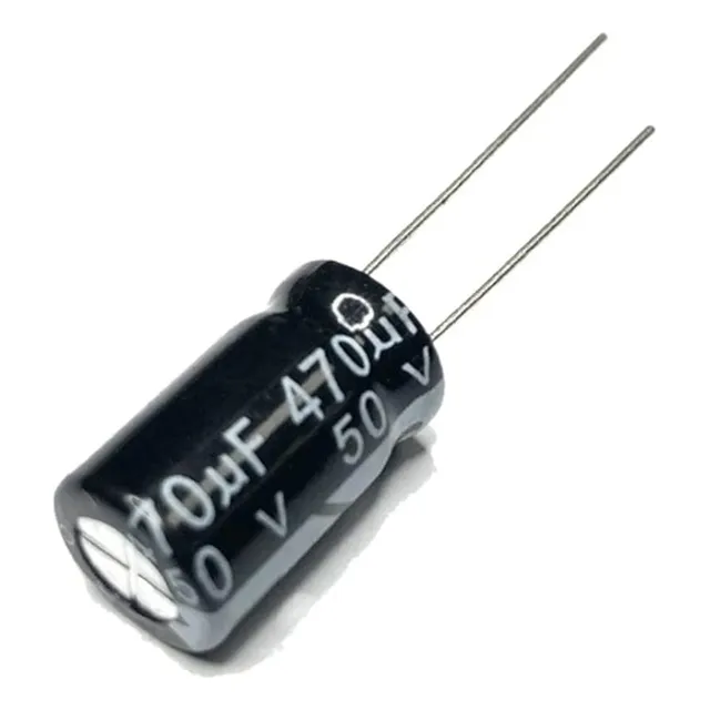 20 Piezas 50v470uf 0.394x0.669 In Condensador Electrolítico