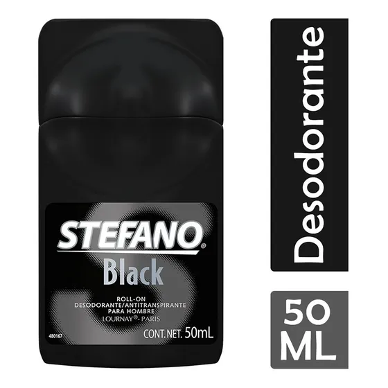 Desodorante Antitranspirante Stefano Black Roll-on De 50ml