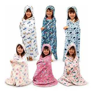 Toalha Gigante Premium Exclusiva Infantil Criança C/ Capuz