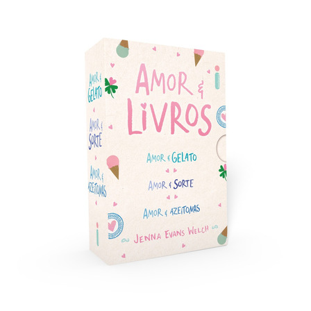 Box Amor & Livros, de Evans Welch, Jenna. Editora Intrínseca Ltda.,Simon & Schuster Books for Young Readers, capa mole em português, 2021