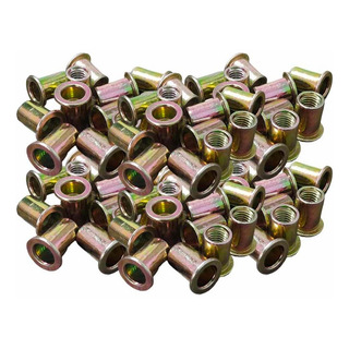 Jogo 20 Unidade Porca Rebite Lisa De Rosca 10mm Jogo 20 Unidade Porca Rebite Lisa De Rosca 10mm