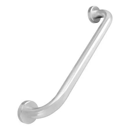 Agarradera De Baño Boccherini Yw153 Aluminio Cromado 40cm Forma U