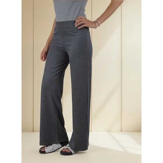 Pantalón Palazzo Morley Algodón Sin Bolsillos Guayacan