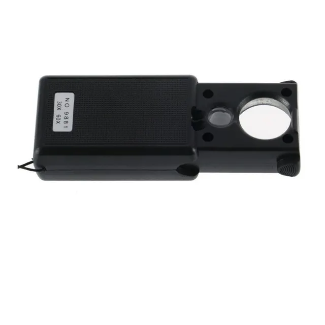 Mini Lupa 60x Luxz Blaca Uv Portatil 