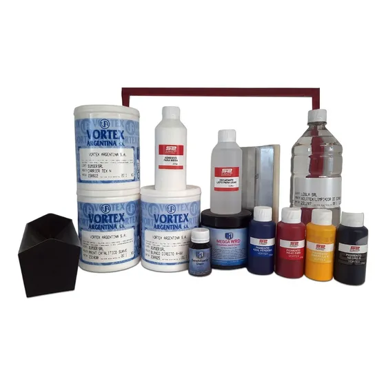 Kit Serigrafia Estampado Textil + Schablon