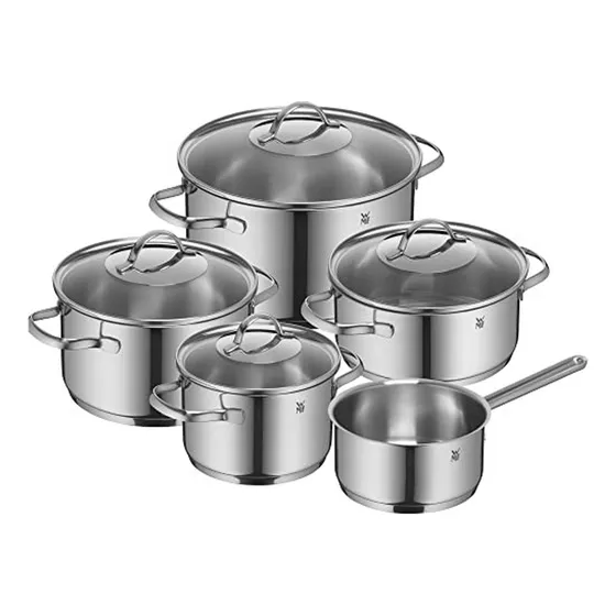 Juego De Ollas Wmf Provence Plus, Cromargan, Plata, 5 Piezas
