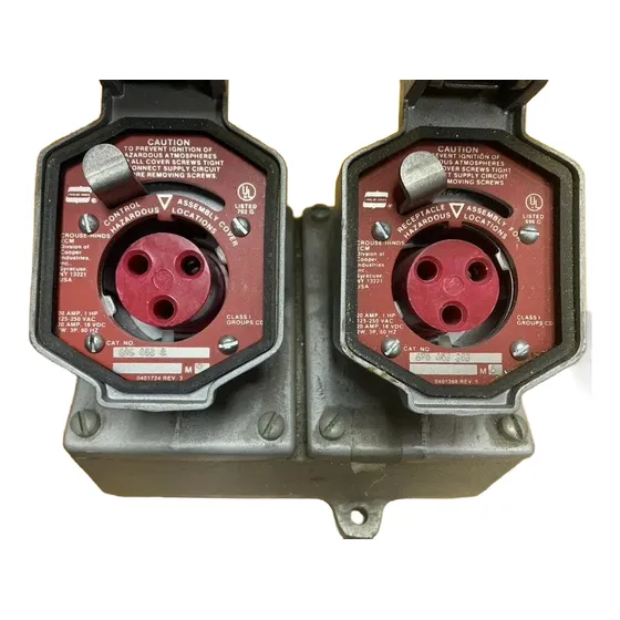 Cps-152-202 Receptáculo A Prueba De Explosion Para Clavija