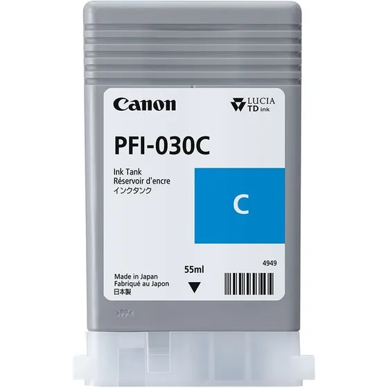 Tinta Canon Imageprograf Ta-20 Cyan Pfi-030c 55ml